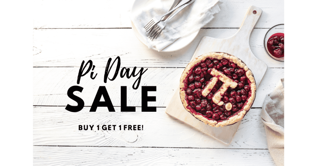 Pi Day Sale Example