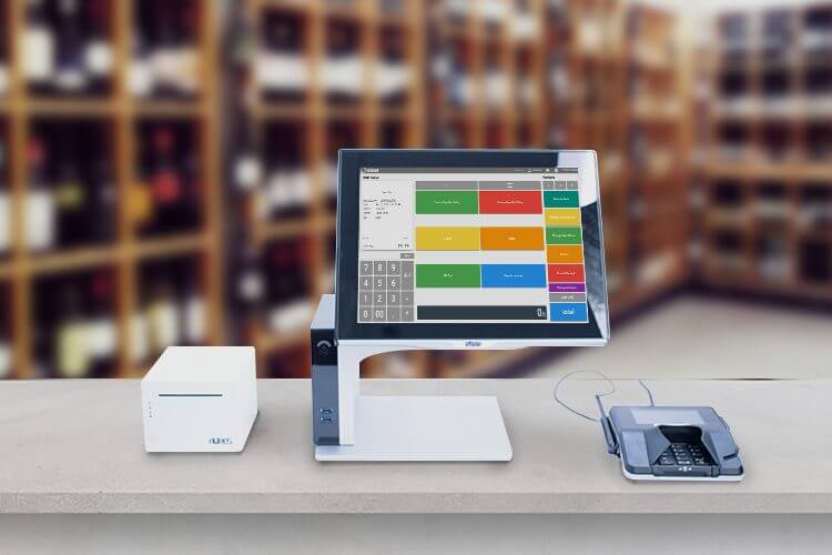Liquor Store Checkout Image Liquor point of sale system at the checkout counter