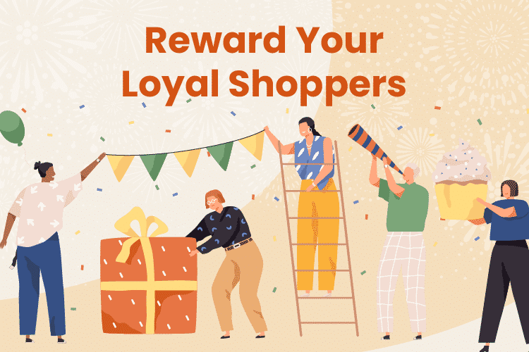 Business celebrates their regular customers as part of their retail loyalty program