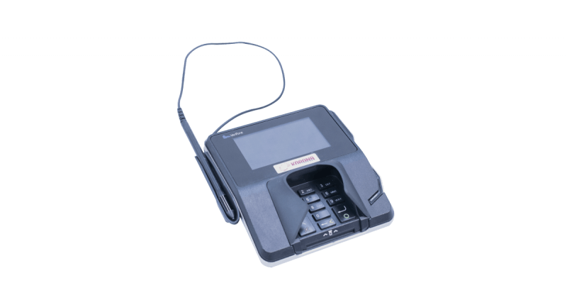 Credit card machine hardware from a POS system
