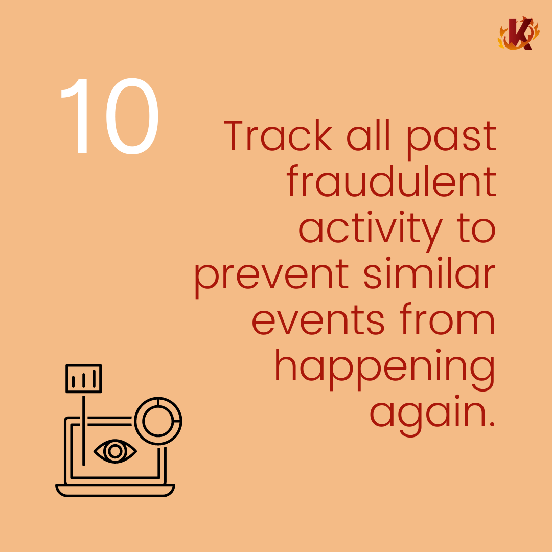 Track fraudulent activity carousel image