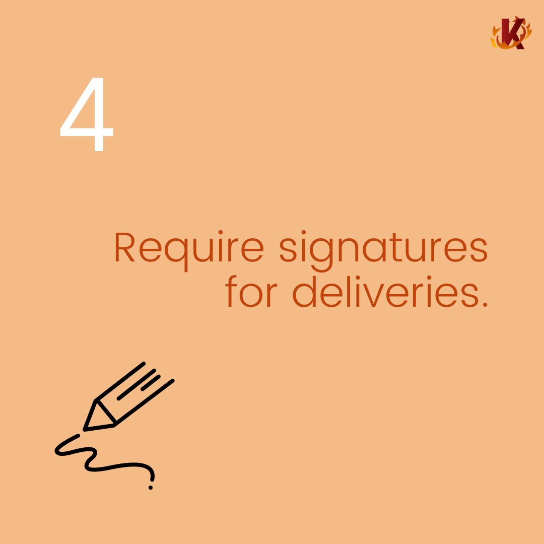 Require signatures for deliveries carousel image