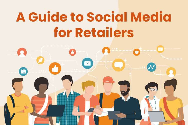 A group of retailers use social media to market their businesses
