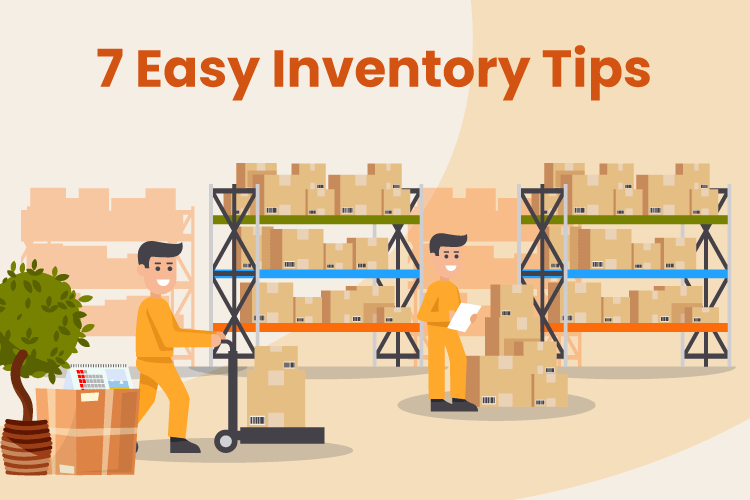 People organize retail warehouse inventory