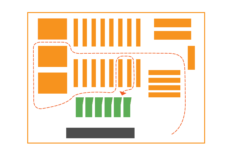 simple store floor plan