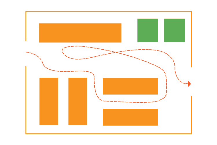 simple store floor plan