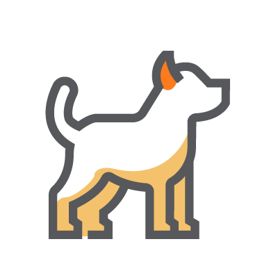 Pet shop POS dog icon