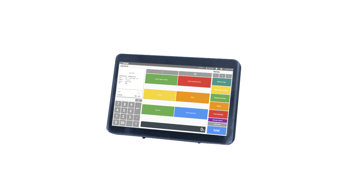 Golf Course Tablet Mobile tablet POS with KORONA software