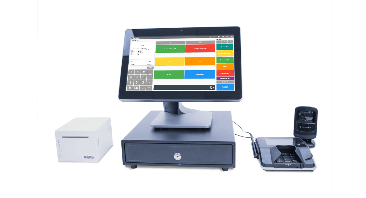 Dispensary POS Dispensary POS desktop, receipt printer and mobile payments credit card machine