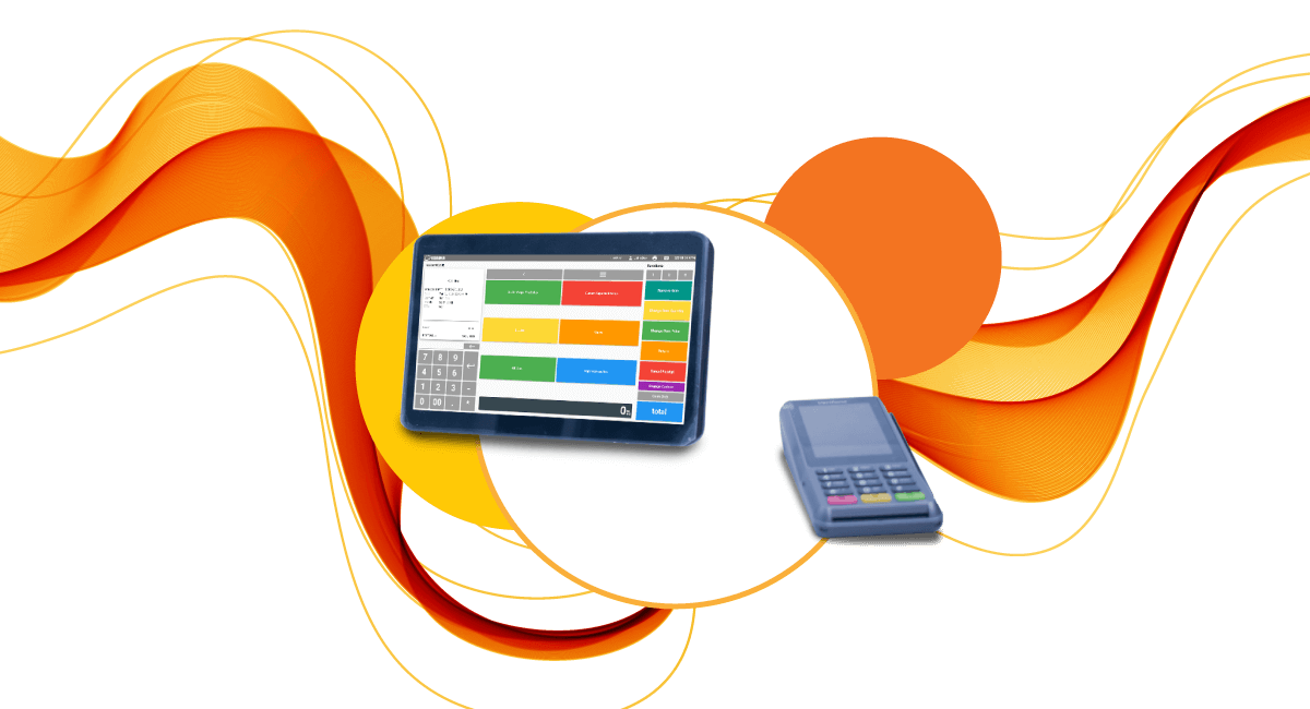POS tablet and payment terminal for small businesses