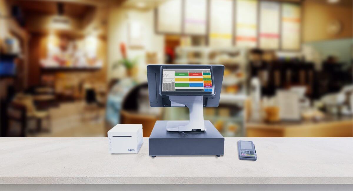 Quick service restaurant point of sale system in a store