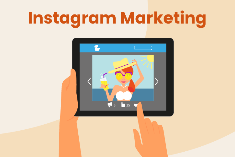 Business uses Instagram for marketing purposes