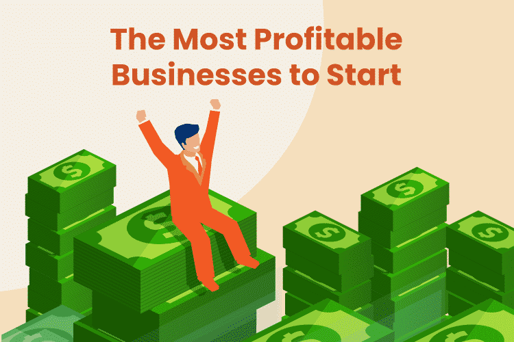 Image illustrating the most profitable small business ideas entrepreneurs can start in 2022