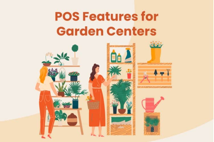 Infographic of POS features for garden Centers