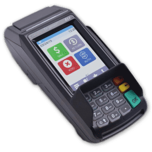 DejaVoo Z11 Credit Card machine with touch screen and built in EMV and NFC reader
