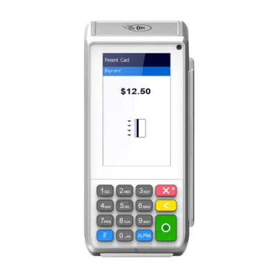 a Pax A80 credit card reader