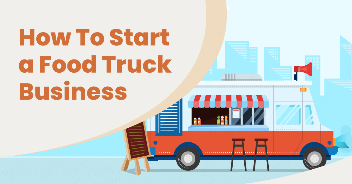 a graphic showing a food truck