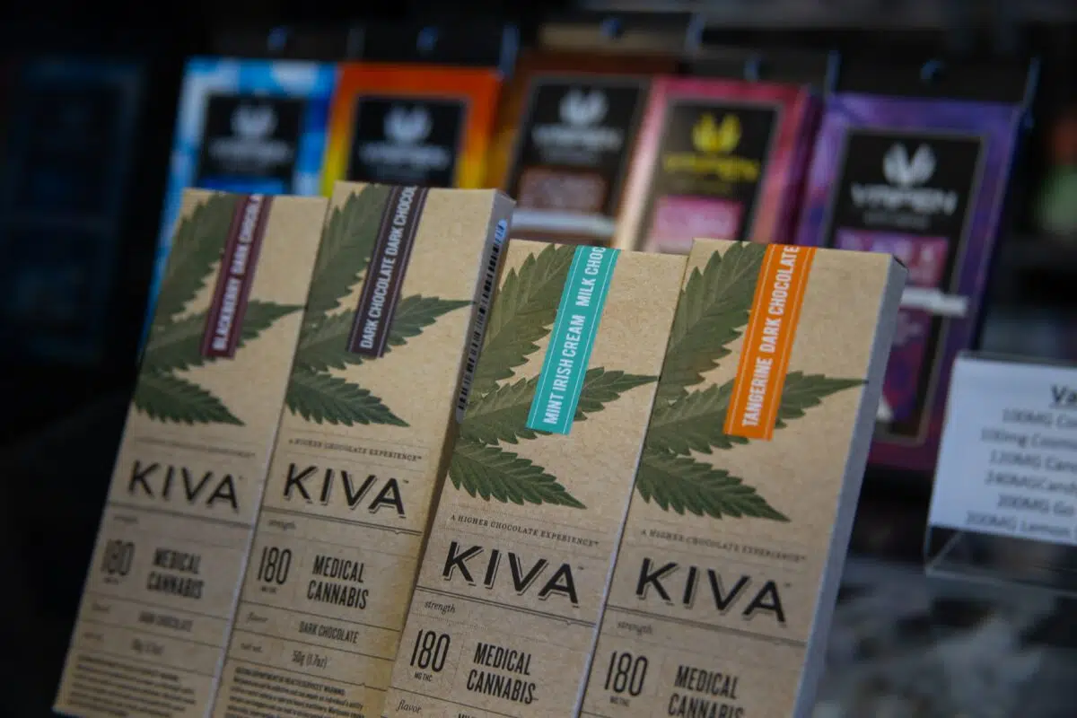 'Kiva' edible marijuana chocolates