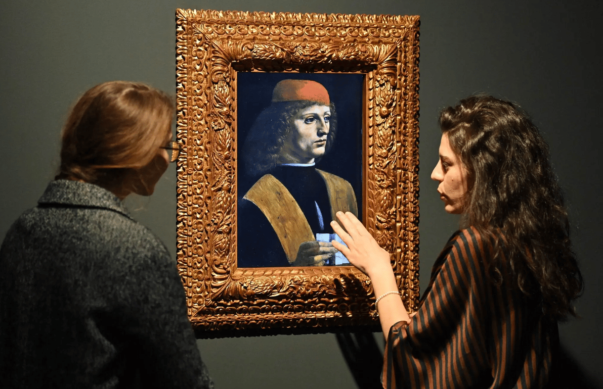 Picture showing an art in a museum