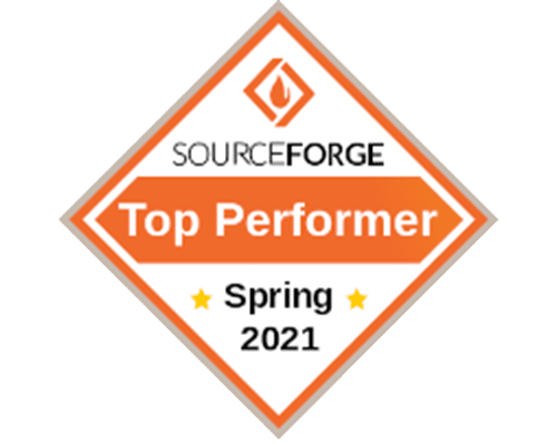 SourceForge Spring 2021 Badge Top Performer