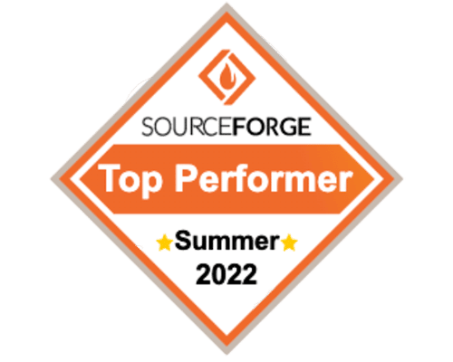 SourceForge Summer 2022 Top Performer Badge