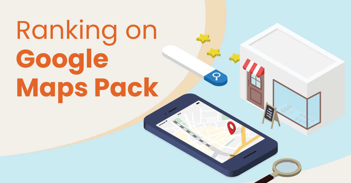 Person uses Google Maps Pack to get their products ranking online