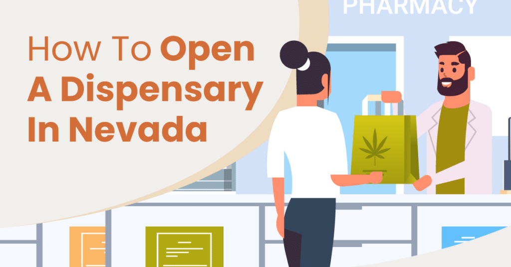 a graphic of a dispensary customer purchasing cannabis