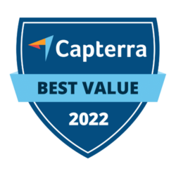 Capterra Best Value 2022 Badge