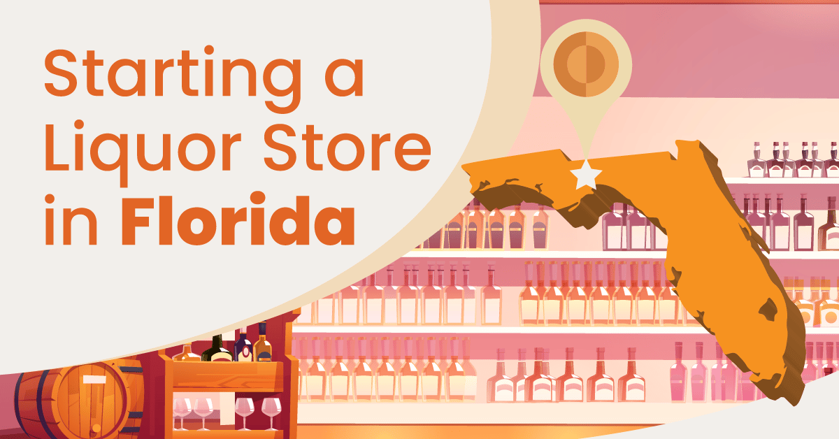 Person opens a liquor store retail shop in Florida