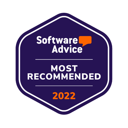 Software Advice Most Recommended 2022 Badge