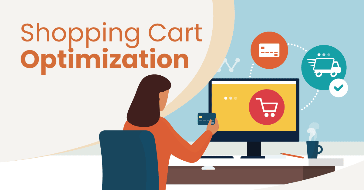 eCommerce shoppers makes a purchase from a website with an optimized checkout process