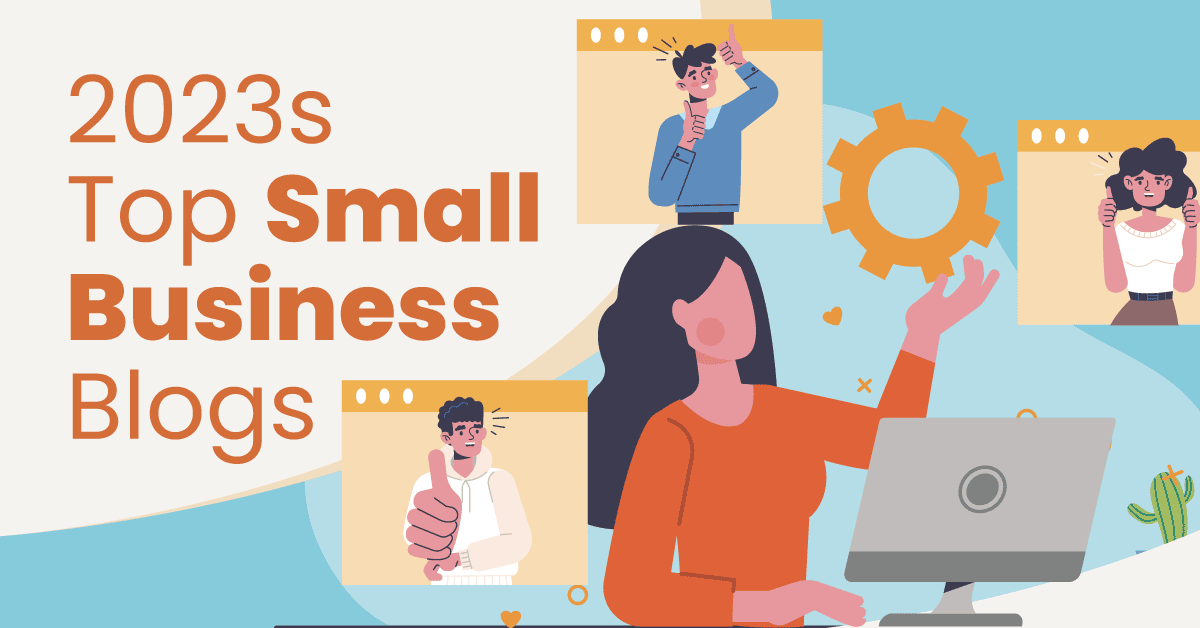 People read the best small business blogs of 2023 on their home computers
