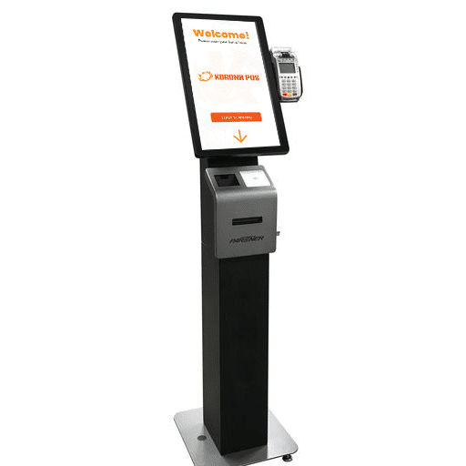 KORONA POS standing self checkout machine