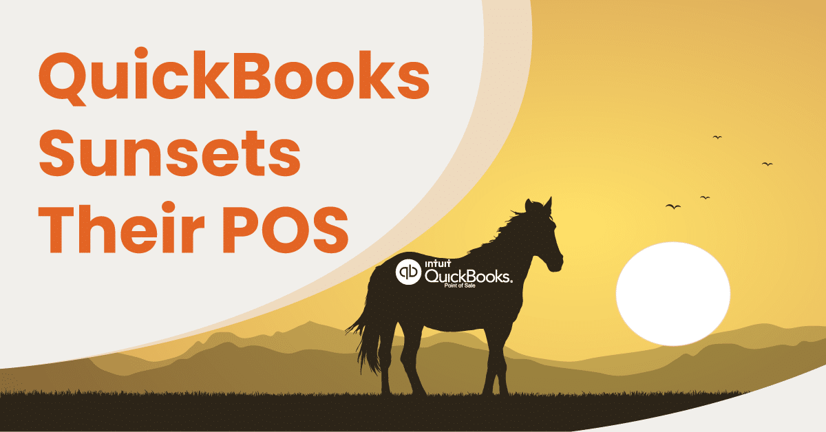 Horse rides off into the sunset symbolizing QuickBooks POS discontinuing its service