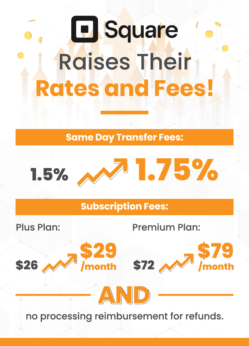 ¿Square tiene una tarifa mensual?