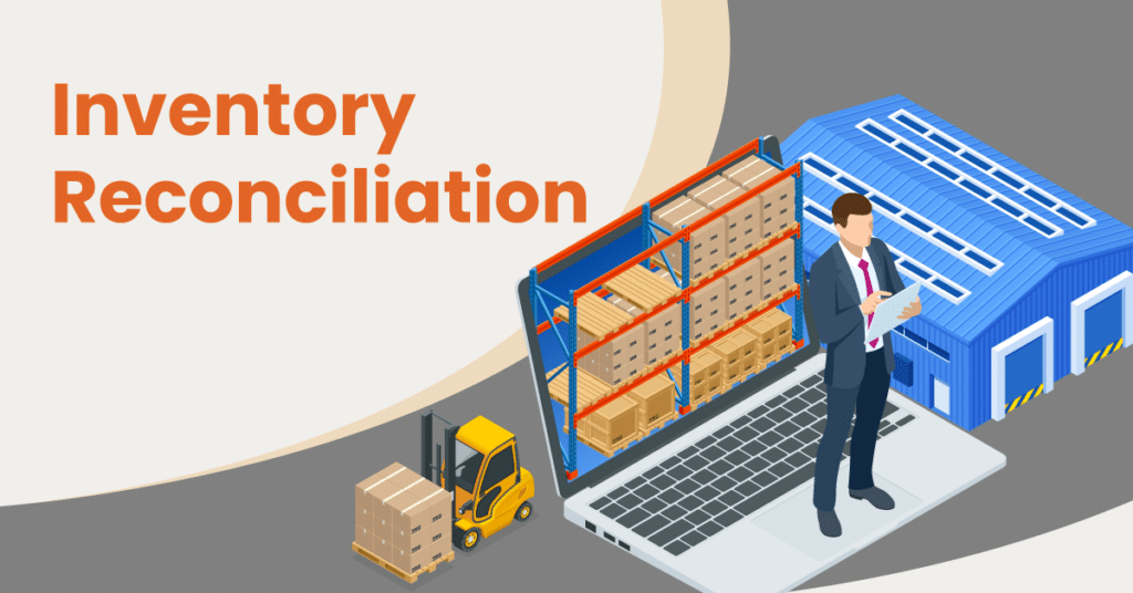 Retailer conducts an inventory reconciliation count in the warehouse for their store