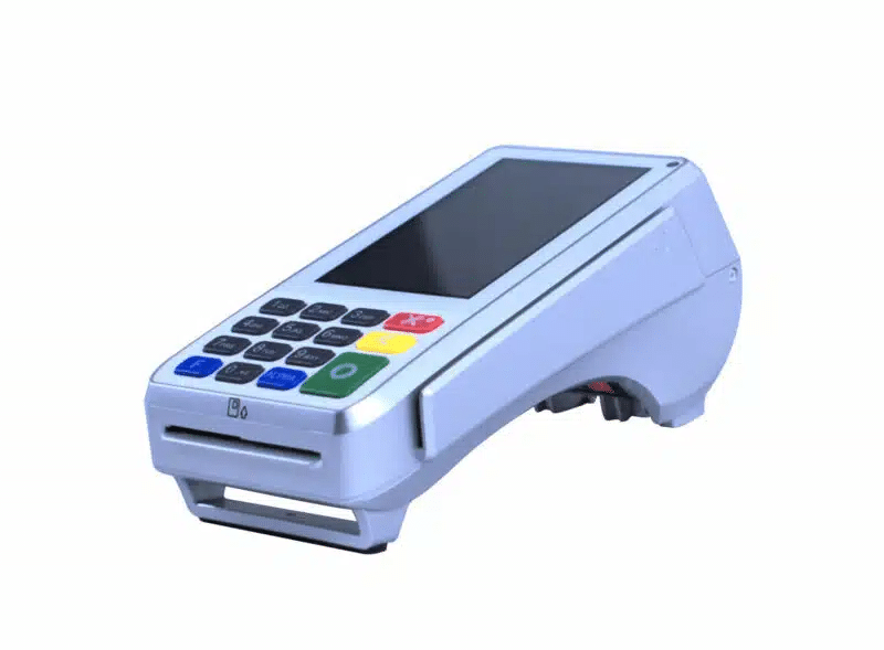 Image illustrating a contactless payment terminals.  