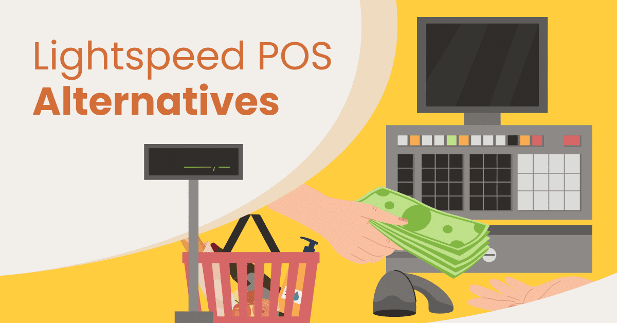 Lightspeed POS system in a retail store with various point of sale solution alternatives