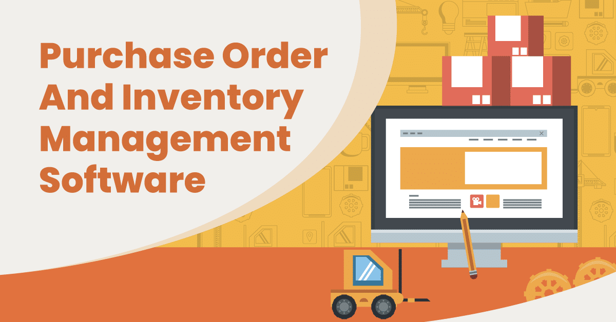 Picture illustrating a purchase order through an inventory management software.