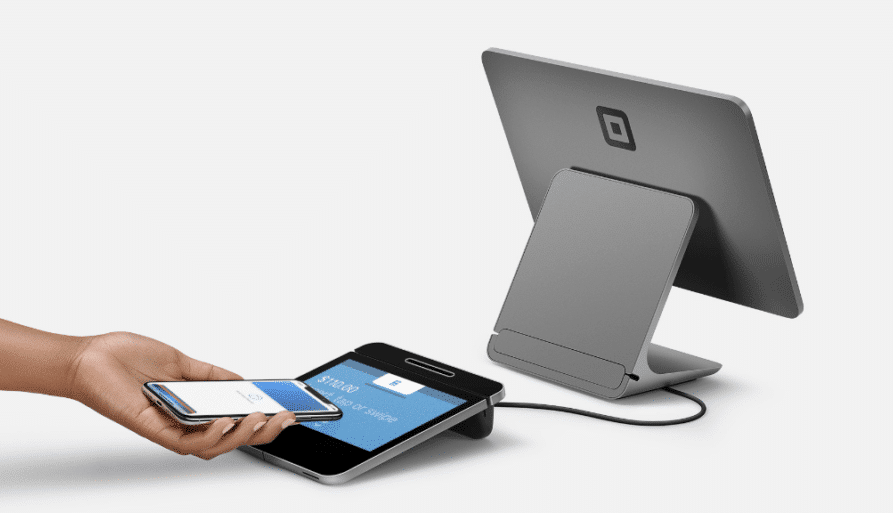 Square credit card reader and desktop pos