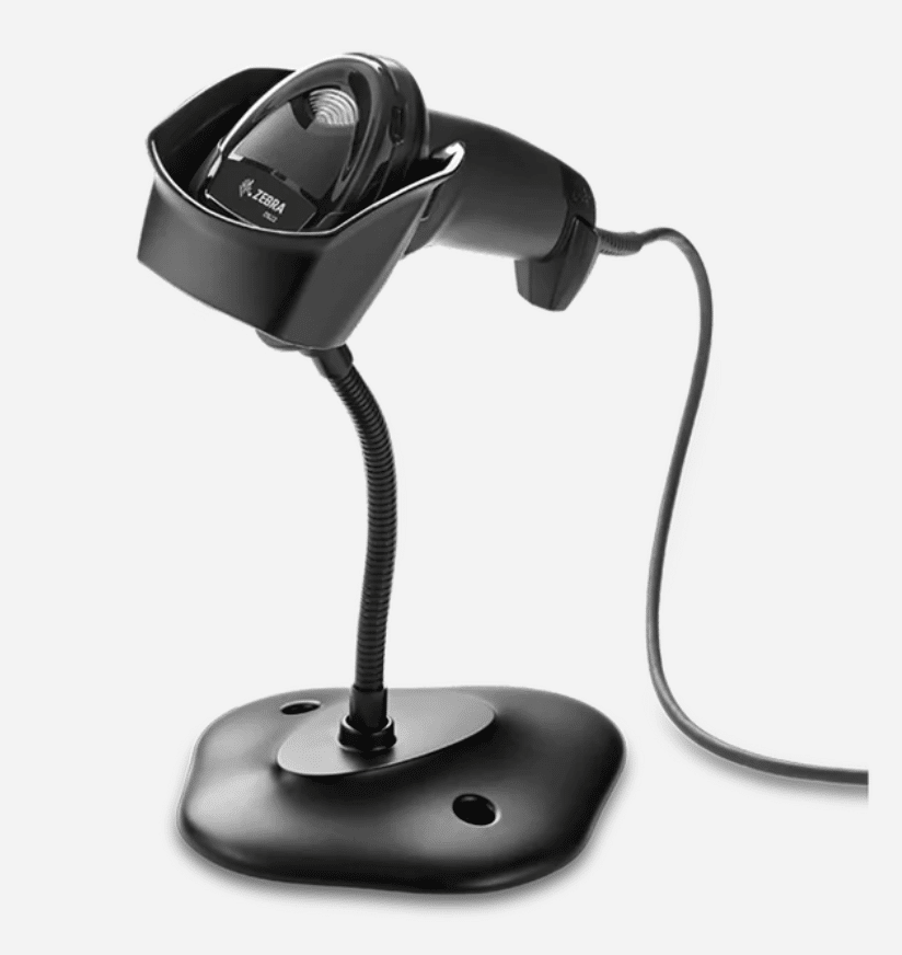 Zebra 2D USB Barcode Scanner with Stand
