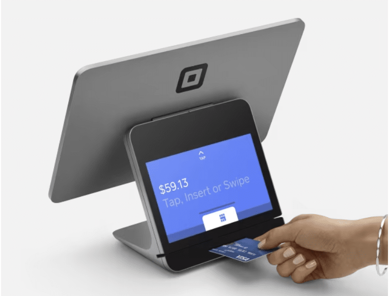Tablet hardware with card reader from Square POS