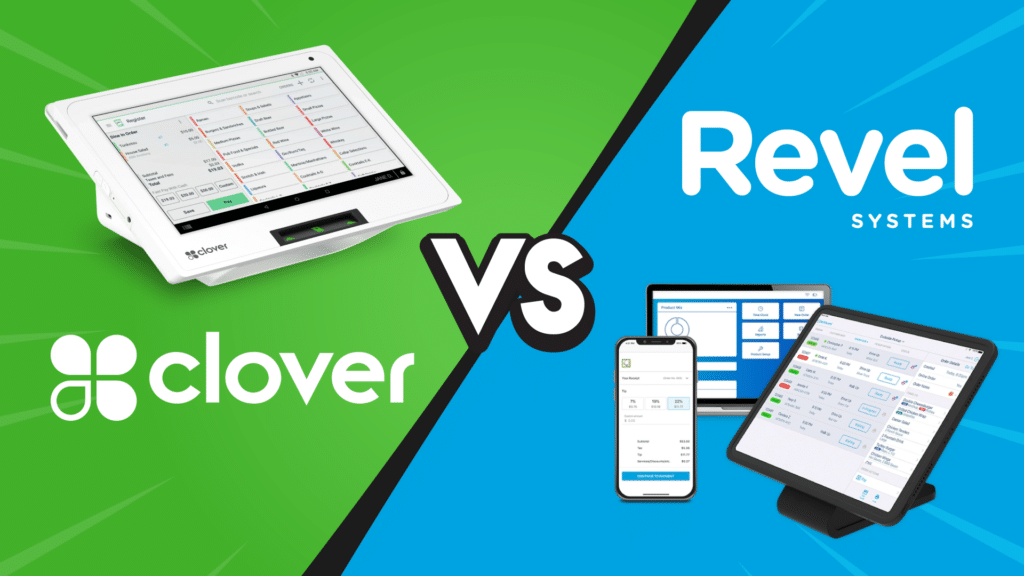Picture showing an illustration of the comparison between Clover and Square POS.