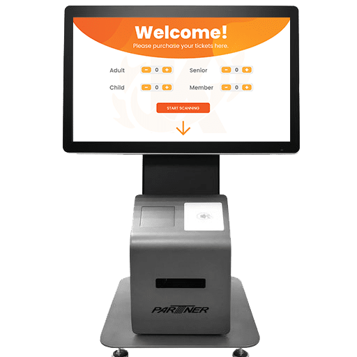 KORONA POS on a self-checkout terminal with RFID technology.