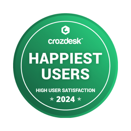 KORONA POS recieves CrozDesk 2024 badge.