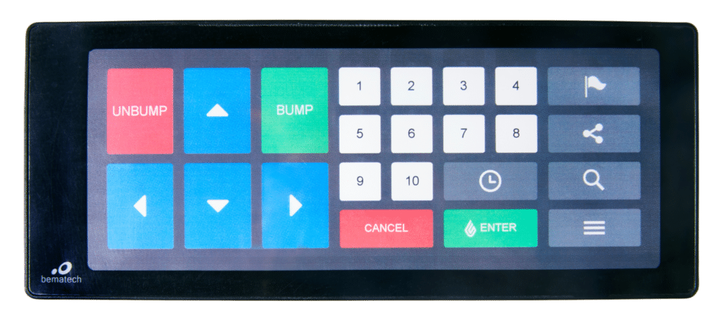 Image displaying the touchscreen lightspeed kitchen bumpbar