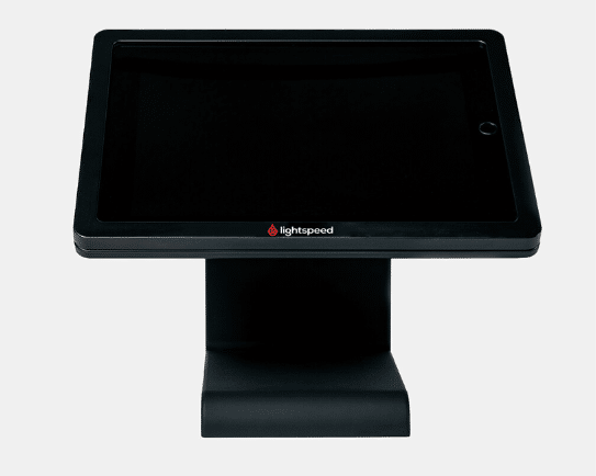 Image showing an example of Black iPad stand sold by Lightspeed POS