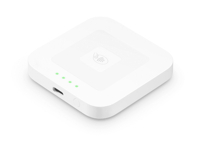 Picture showing an example of Square Reader for Contactless and Chip 