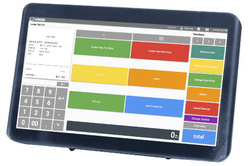 Pro shop tablet machine
