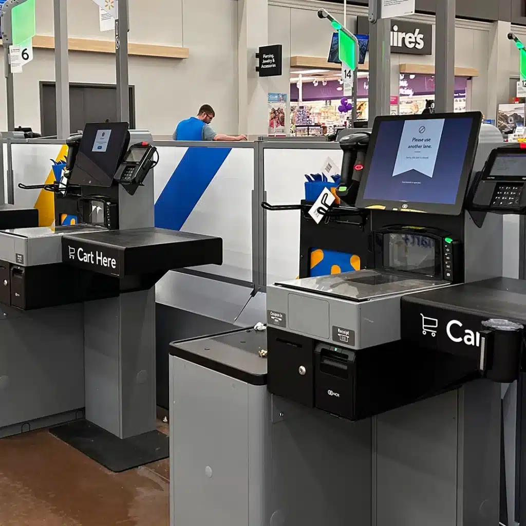 walmart self-checkout pos stations